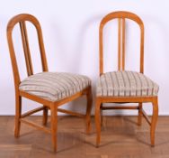 Paar außergewöhnliche Biedermeier-Stühle