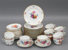 Kaffeeservice Hausmalerei, Meissen 