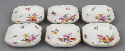 Sechs Kompottschälchen Meissen