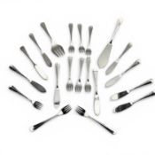Silver Fish Cutlery, Dutch Smooth, Gerritsen Zeist 1998