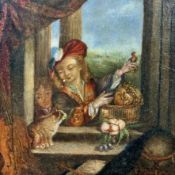 After Adriaen van der Werff (17th/18th century) - Child with Cat