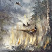 John BÃ©vort (1917-1996) - Pheasants in the Forest