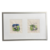 Herman Brood (1946-2001) - two drawings