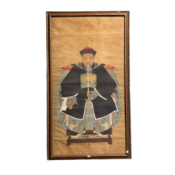 Large 19th Century Chinese Ancestor Portrait