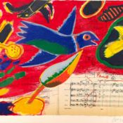 Corneille (1922-2010) - screen print, 1988