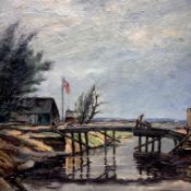 Broer de Boer (1877-1953) - Emergency Bridge, ca. 1945