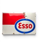Large enamel sign, Esso