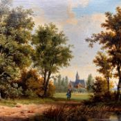 Dutch School, 19th century - Walker in Nature