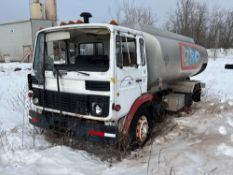 MACK/RENAULT MS300P FUEL TRUCK powered by Renault diesel engine, equipped with Allied 2,800 gallon,