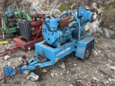 SYKES GP200S 6IN. WATER PUMP SN:9252627/C powered by Deutz diesel engine, equipped with 8in.