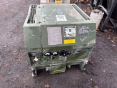 FERMONTMEP-831A 3KW GENERATOR, SN FZA10454, 1382 HRS, YANMAR DIESEL ENGINE, NATO SPEC GENERATOR .