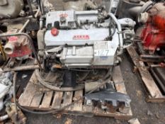 STEYR MDL 236B188.0 236 HP MARINE DIESEL ENGINE, SN 68221354, BELL HOUSING COMPATABLE WITH BRAVO 1,