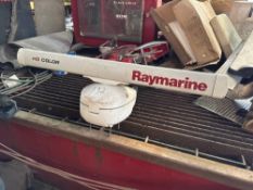 RAYMARINE HD COLOR RADAR, 48IN., 4KW PEDASTAL-HD DIGITAL MARINE SUPPORT EQUIPMENT . Located: 710