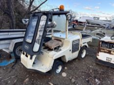 TENNANT ATLV4300 UTILITY VEHICLE SN:4300-1583 powered by Kubota diesel engine, equipped with manual
