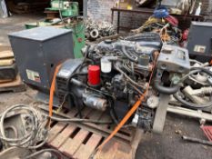 NORTHERN LIGHTS M33C DIESEL MARINE GENERATOR, 33KW, 984 DIESEL ENGINE, HOLE IN THE BLOCK, STAMFORD