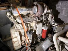 JOHN DEERE POWERTECH 12.5 LITER DIESEL MARINE ENGINE, EMISSIONS PROGRAM HOLE IN THE BLOCK, PARTS