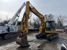 KOMATSU PC138USLC HYDRAULIC EXCAVATOR powered by Komatsu diesel engine, equipped with Cab, rear