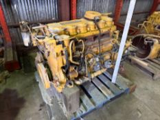 CATERPILLAR 3126 MARINE DIESEL ENGINE, 450 HP, PARTS MARINE ENGINE/OUTBOARD ENGINE . Located: 710