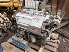 STEYR MDL M023K43 236 HP MARINE DIESEL ENGINE, SN 68223050, BELL HOUSING COMPATABLE WITH BRAVO 1, 2