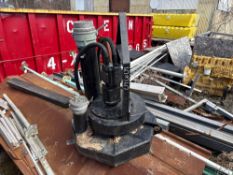 H&H 35X6R 8IN. HYDRAULIC SUB PUMP WATER PUMP SN:13006. Needs top steel replaced.? Located: 301 6TH