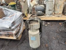 WEDA L205-1 SUB PUMP, 2.7KW, 220 VOLT, 13 AMP, 3IN. WATER PUMP . Located: 710 WASHINGTON ST,
