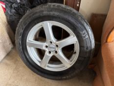 SET OF (4) COOPER 265/60R18 TIRES MOUNTED ON MODA ALUMINUM SPOKE WHEELS TIRES, NEW & USED . Locat...