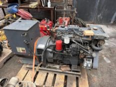 NORTHERN LIGHTS M33C DIESEL MARINE GENERATOR, 33KW, 984 DIESEL ENGINE, HOLE IN THE BLOCK, STAMFORD