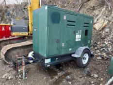 BAKER 763-J WATER PUMP powered by John Deere Power Tech 4045 diesel engine, equipped with 6in.