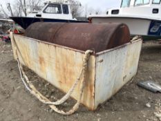 2000 GALLON FUEL TANK with containment, containment vessel, 7ft. 11in. X 16ft.; TANK: 12ft. X 5.5...