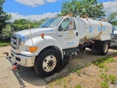 2008 FORD F750 WATER TRUCK VN:3FRWF75D68V072971 powered by diesel engine, equipped with automatic