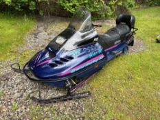 SKI-DOO GRAND TOURING SE SNOWMOBILE SN:2028 00314 powered by Bombardier gas engine, 2,416 hours.