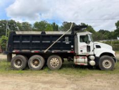 2007 MACK CV-713 DUMP TRUCK VN:1M2AG11C67M047739 powered by Mack diesel engine, 335hp, equipped w...