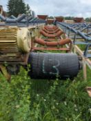 59FT. CONVEYOR CONVEYORS & STACKER 30" Rollers, 59in. Long Head to Tail, 15 H.P. Motor, New Hopper.