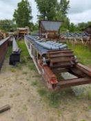 58FT. CONVEYOR CONVEYORS & STACKER New 24in. Rollers, 58ft. 5in. Long Head to Tail, 7.5 H.P. Motor,