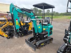 NEW CFG MH13RX HYDRAULIC EXCAVATOR, SN:407049, powered by RATO gas engine, 13.5HP, equipped with