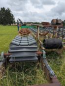 90FT. CONVEYOR CONVEYORS & STACKER 24in. Rollers, 90ft. 5in. Long Head to Tail, 15 H.P. Motor. Bu...