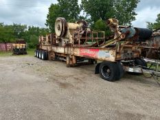 NORDBERG NW125 8000 DSE JAW CRUSHER SN:2050-2786 New Quad Axles, New Hopper Liner, New Grizzly Ba...