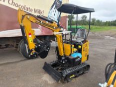 NEW CFG H13R HYDRAULIC EXCAVATOR, SN: 409029, powered by 420cc gas engine, equipped with Cab, front