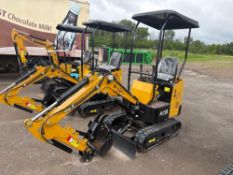 NEW CFG H13R HYDRAULIC EXCAVATOR, SN:326037, powered by 420cc gas engine, equipped with EROPS,