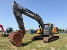 2018 VOLVO EC250E HYDRAULIC EXCAVATOR SN:310545 powered by Volvo diesel engine, equipped with Cab,