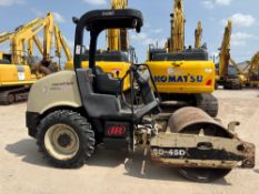 INGERSOLL RAND SD45DTF VIBRATORY ROLLER SN:174367 powered by Cummins diesel engine, equipped with