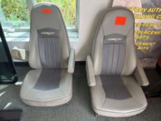 (2) IH LONESTAR TRUCK TRACTOR SEATS SUPPORT EQUIPMENT