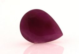 Loose Pear Shape Ruby 1.25 Carats