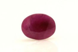 Loose Oval Ruby 2.66 Carats