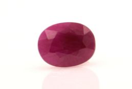 Loose Oval Ruby 3.15 Carats
