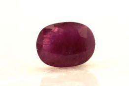 Loose Oval Ruby 2.17 Carats
