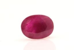 Loose Oval Ruby 2.50 Carats