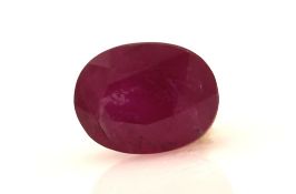 Loose Oval Ruby 2.53 Carats