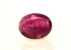 Loose Oval Ruby 1.12 Carats