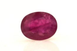 Loose Oval Ruby 1.82 Carats